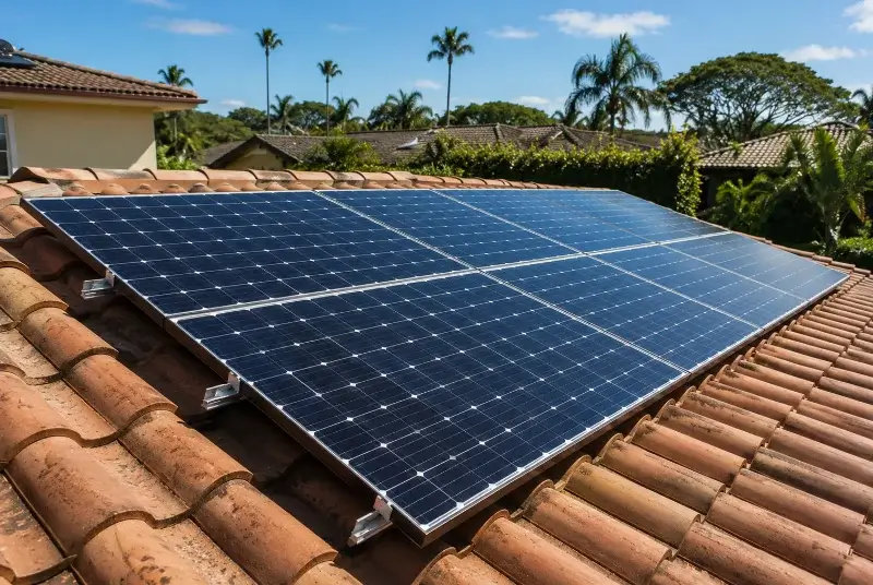Installation de panneaux solaires à Aubord
